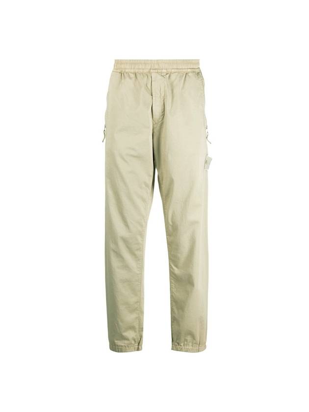 Men's Ghost Piece Wappen Patch Training Cargo Pants Beige - STONE ISLAND - BALAAN 1