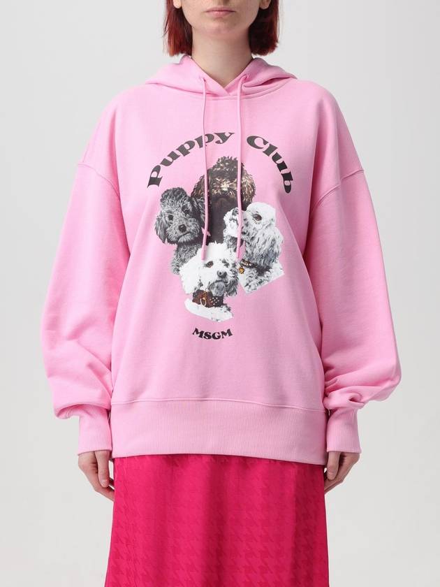 logo print hoodie - MSGM - BALAAN 2