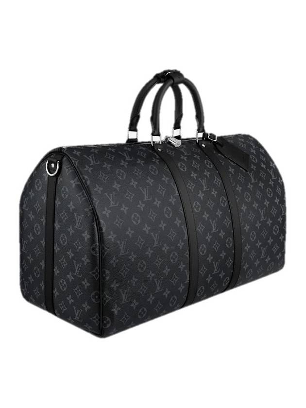 Keepall Bandoulier 55 Monogram Eclipse Boston Bag M40605 - LOUIS VUITTON - BALAAN 2