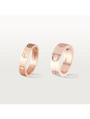 Love Wedding Band Diamond Ring Rose Gold - CARTIER - BALAAN 7