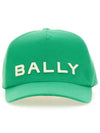 Embroidery Logo Ball Cap Green - BALLY - BALAAN 2