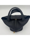 Picotin Lock 22 Tote Bag Gold Noir - HERMES - BALAAN 5