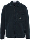 Panama cotton old effect overshirt - STONE ISLAND - BALAAN 1