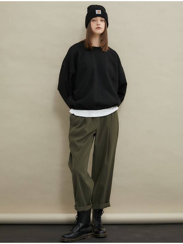 Roll up wide banding pants Khaki - MANAVIS7 - BALAAN 4