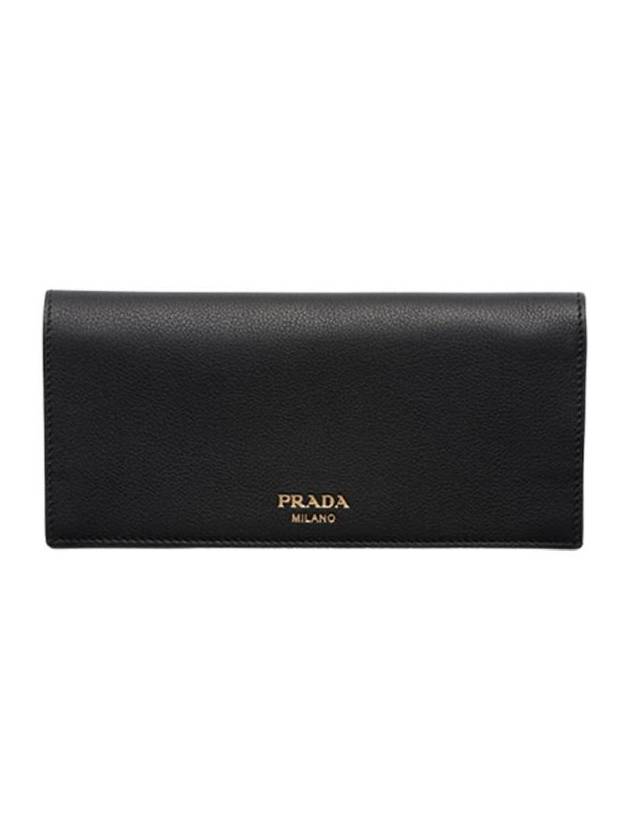 Leather Wallet Black 2MV836 2CYS F0002 - PRADA - BALAAN 1