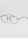 Eyewear Logo Round Metal Eyeglasses Brown - GUCCI - BALAAN 3