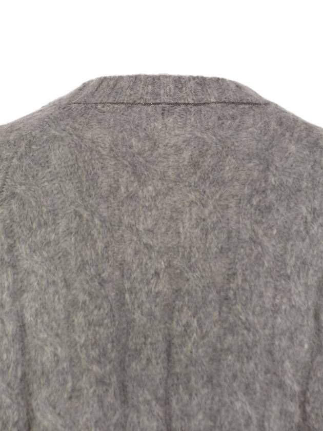 Wool and mohair sweater with monili - BRUNELLO CUCINELLI - BALAAN 4