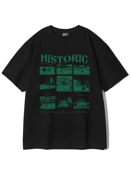 EL Historic Short Sleeve T-Shirt Black - ELIMENO - BALAAN 1