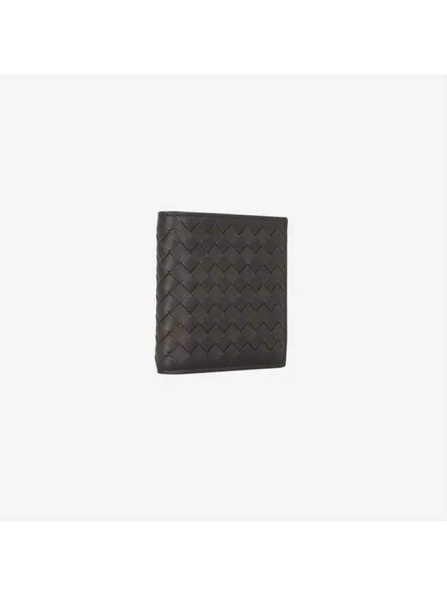 Intrecciato Small Folder Half Wallet Brown - BOTTEGA VENETA - BALAAN 3