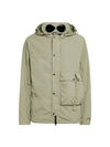 Chrome-R Goggles Hooded Jacket Sage - CP COMPANY - BALAAN 2