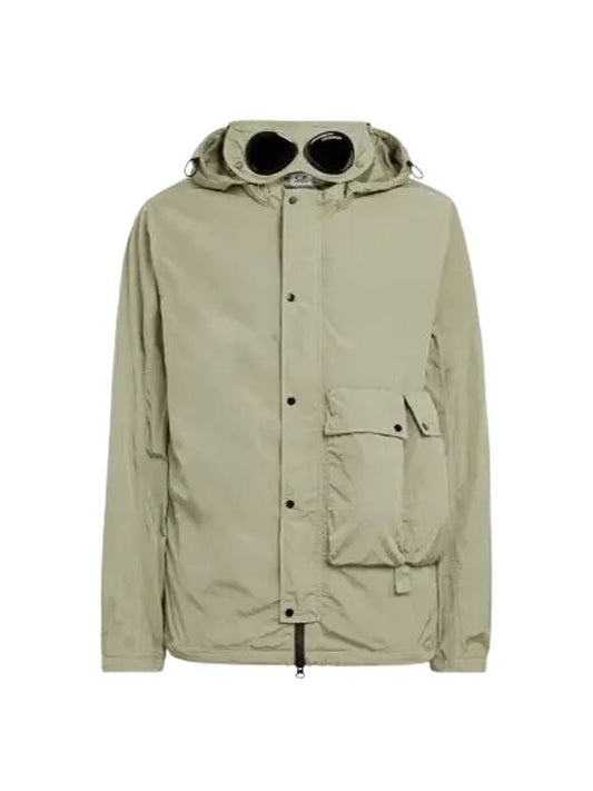 Chrome-R Goggles Hooded Jacket Sage - CP COMPANY - BALAAN 2