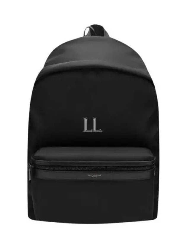 City Leather Trim Backpack Black - SAINT LAURENT - BALAAN 2