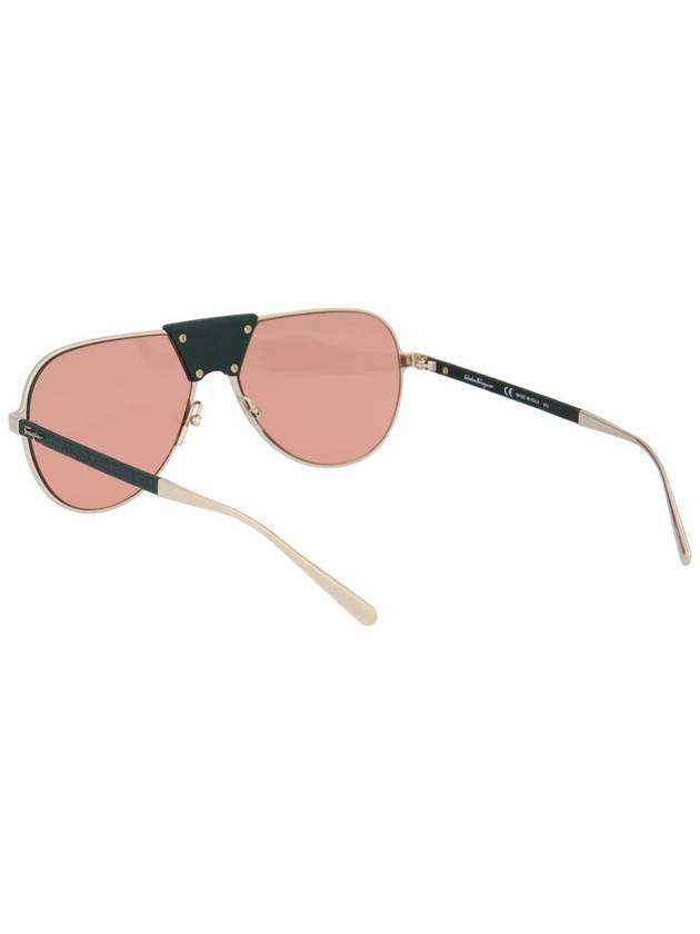 Salvatore Sunglasses SF220SL 754 754 LIGHT GOLD FOREST - SALVATORE FERRAGAMO - BALAAN 5