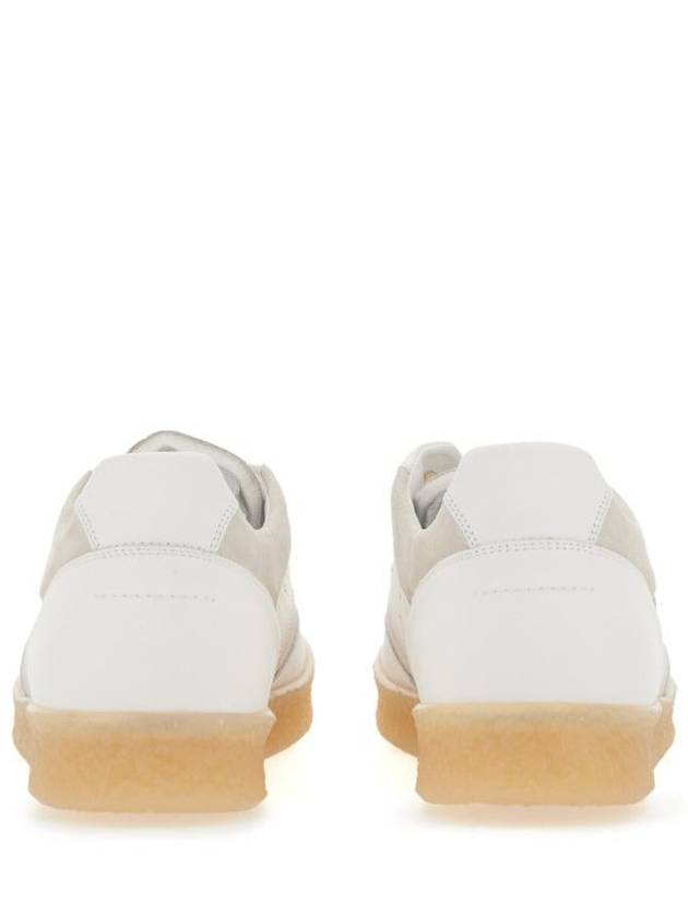 6 Court Leather Low Top Sneakers White - MAISON MARGIELA - BALAAN 4