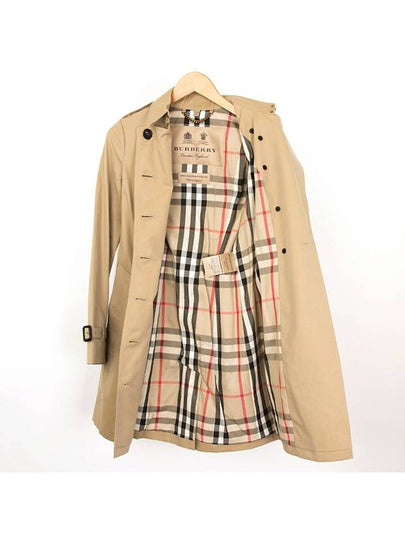 Burberry Ladies Sandringham Mid length Trench Coat Brand Size 6 US Size 4 - BURBERRY - BALAAN 2