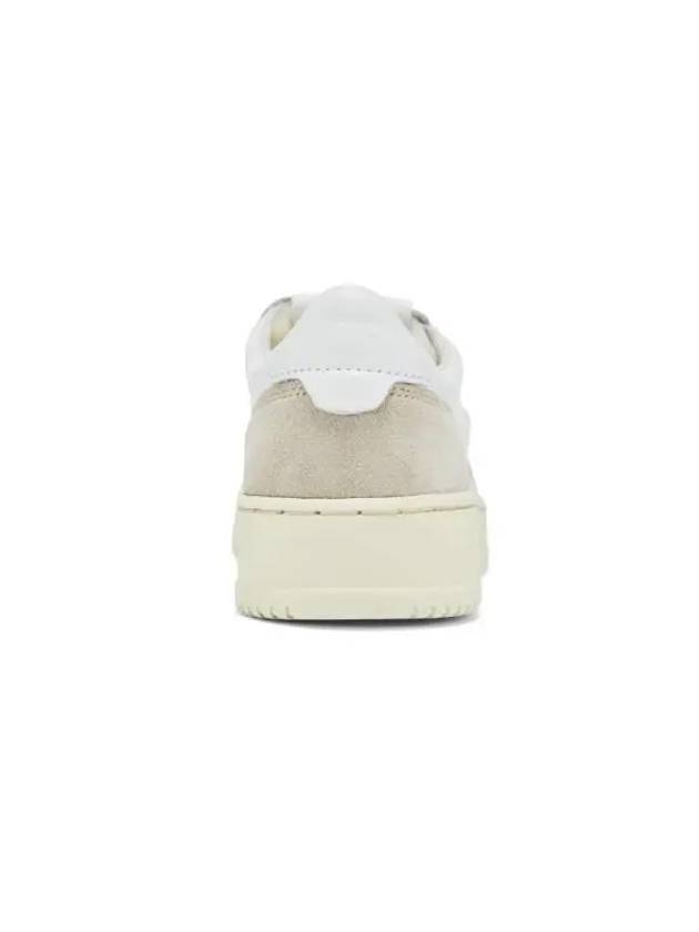 Medalist Goatskin Low Top Sneakers White - AUTRY - BALAAN 5