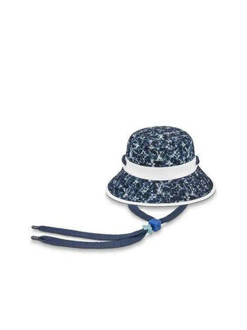 Men's LV Play Monogram Pointillism Bucket Hat M7144M - LOUIS VUITTON - BALAAN 1