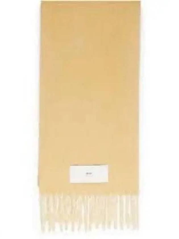 Alexandre Mattiussi Tab Bicolor Double Sided Muffler Sand - AMI - BALAAN 1