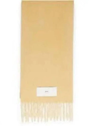 Alexandre Mattiussi Tab Bicolor Double Sided Muffler Sand - AMI - BALAAN 1