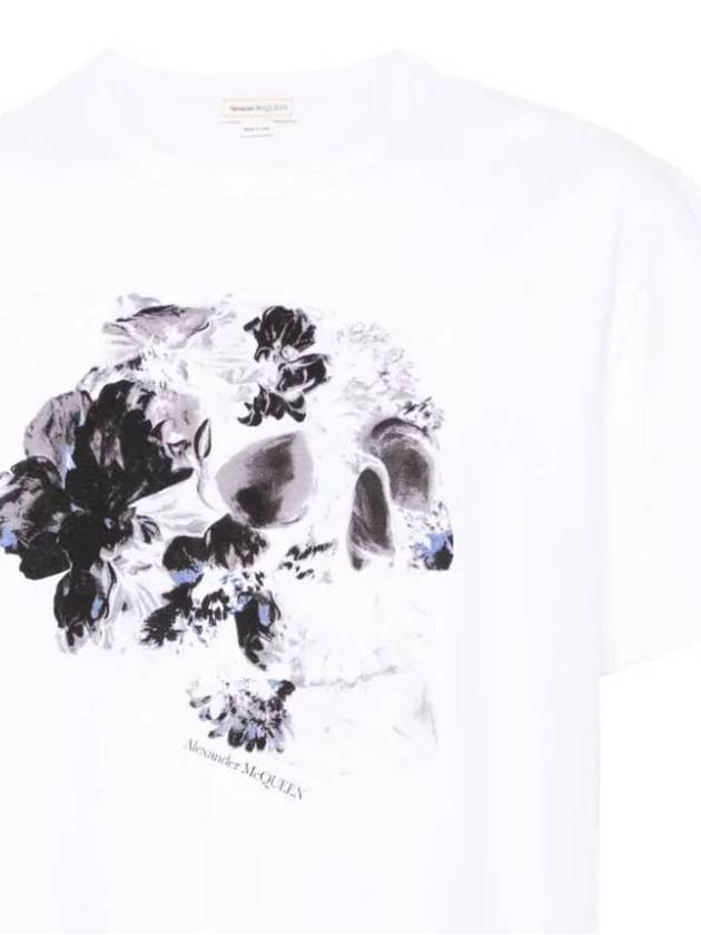 24 ss Cotton T-Shirt WITH Iconic FRONTAL Skull 781994QTABE0909 B0651009702 - ALEXANDER MCQUEEN - BALAAN 3