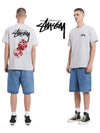 Fuzzy Dice Heavyweight T Shirt in Ash Heather - STUSSY - BALAAN 1