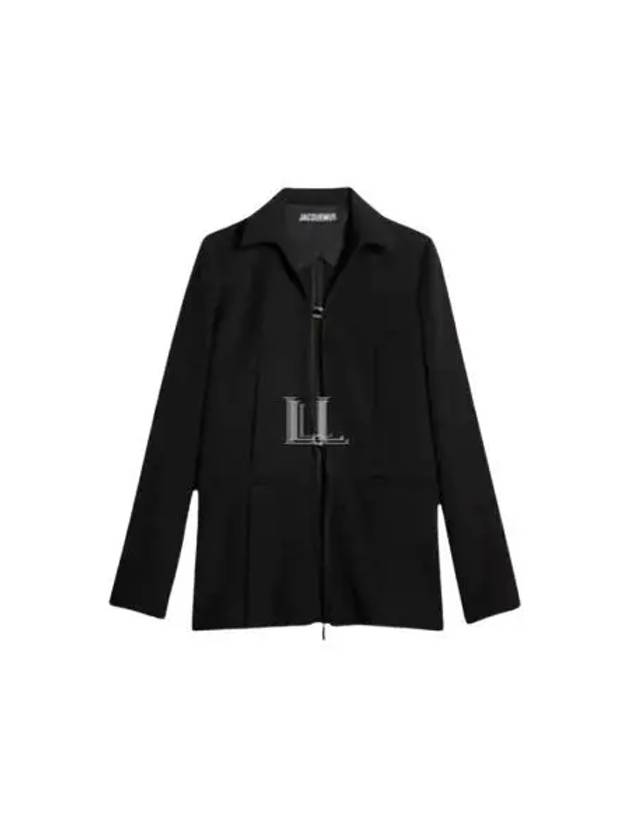 La Veste Amaro Long Strap Jacket Black - JACQUEMUS - BALAAN 2