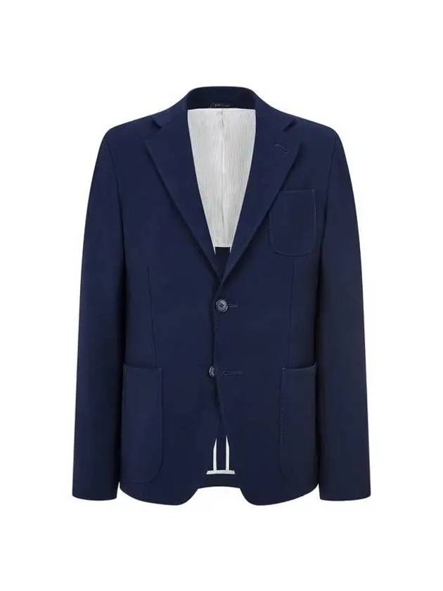 Men s Out Pocket Stretch Jacket Dark Navy - GIORGIO ARMANI - BALAAN 1