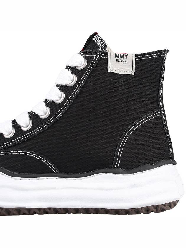 Peterson OG Sole Canvas High Top Sneakers Black - MIHARA YASUHIRO - BALAAN 7