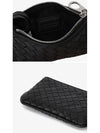 Intrecciato Card Wallet Black - BOTTEGA VENETA - BALAAN 4