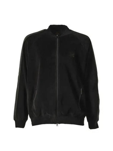 R C Track Jacket Pe Velor Black PU278 - NEEDLES - BALAAN 1