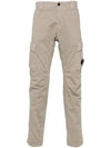 Stretch Sateen Ergonomic Lens Double Cargo Straight Pants Beige - CP COMPANY - BALAAN 1