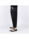 Zipper Detail Drawstring Baggy Pants Black - RICK OWENS - BALAAN 4