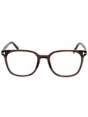 Eyewear Square Eyeglasses Brown - TOM FORD - BALAAN 1