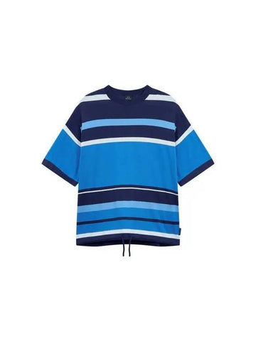 Men s Striped Pattern String Pullover Navy - ARMANI EXCHANGE - BALAAN 1