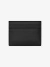 Monogram Card Case in Smooth Leather Black - SAINT LAURENT - BALAAN 3