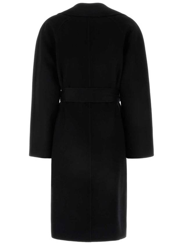 Check Reversible Tunbridge Wrap Wool Single Coat Black - BURBERRY - BALAAN 3