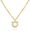 Gancini Crystal Necklace Gold - SALVATORE FERRAGAMO - BALAAN 3