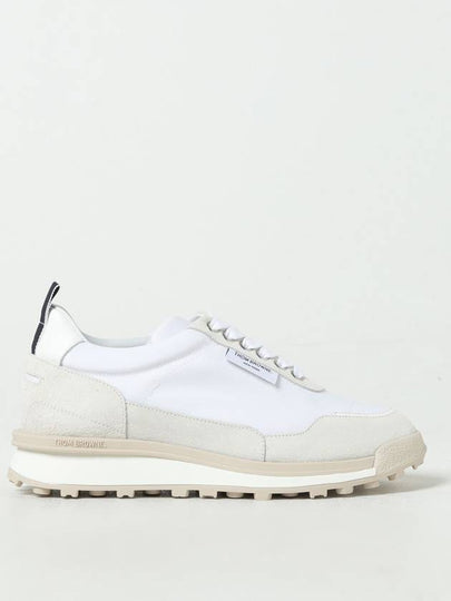 Eco Nylon Alumni Low Top Sneakers White - THOM BROWNE - BALAAN 2