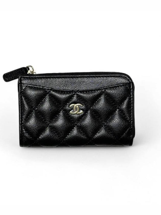 Card Holder Grained Calfskin & Gold Black - CHANEL - BALAAN 2