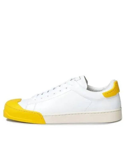 Dada Bumper Low Top Sneakers White Yellow - MARNI - BALAAN 2