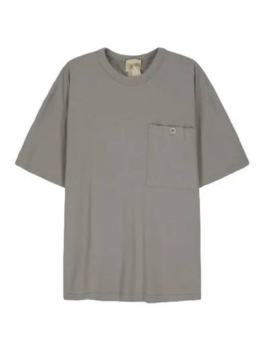 Chest pocket short sleeve t shirt dark gray 23CTCUH02089942 tee - TEN C - BALAAN 1