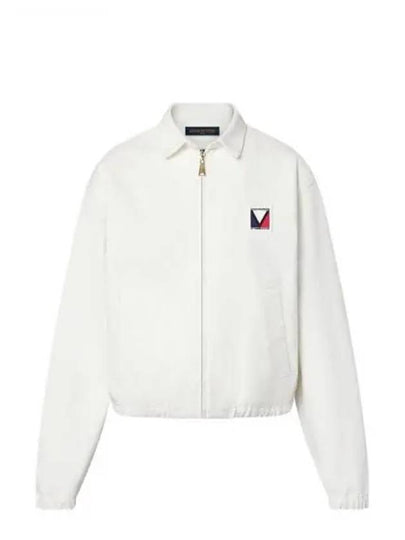 LV x AC Embossed Monogram Bomber Jacket White - LOUIS VUITTON - BALAAN 2