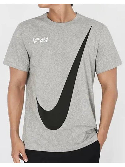 Sportswear HBR Big Swoosh Logn Sleeve T-Shirt Grey - NIKE - BALAAN 2