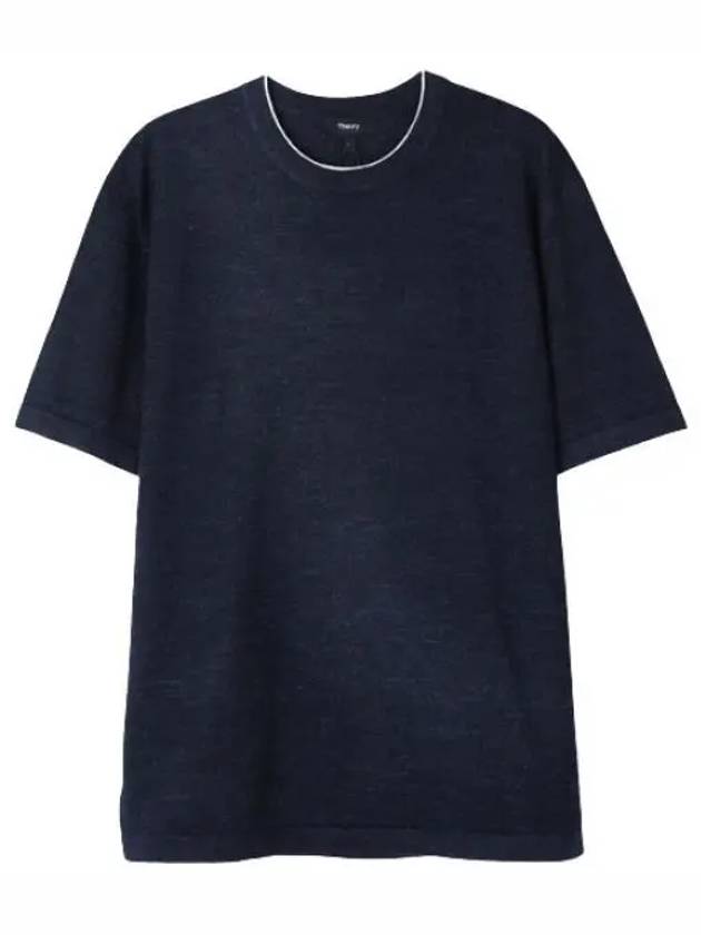 Knit round short sleeved t shirt men - THEORY - BALAAN 1