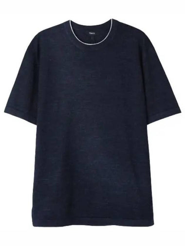 Knit round short sleeve tee - THEORY - BALAAN 1