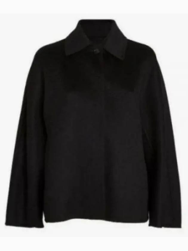 Midas Cashmere Shirt Jacket Black - MAX MARA - BALAAN 2