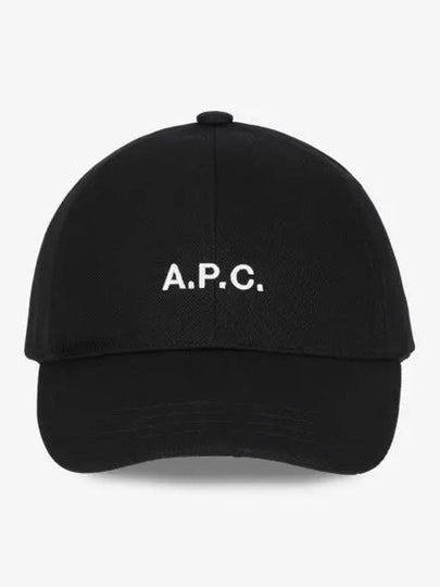 Embroidered Logo Ball Cap Black - A.P.C. - BALAAN 2