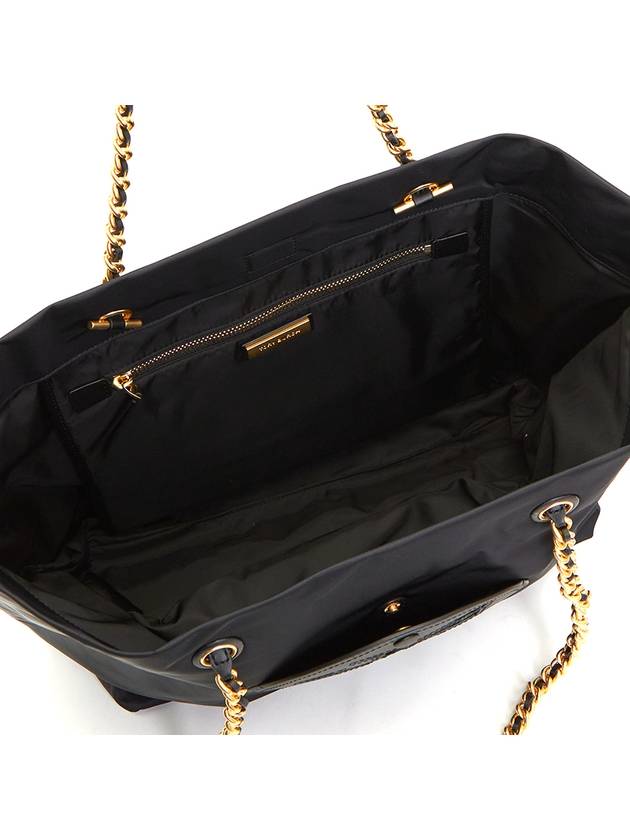 Ella Chain Tote Bag Black - TORY BURCH - BALAAN 7