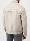 Reversible linen check blouson jacket SLPK0L - BRIONI - BALAAN 3