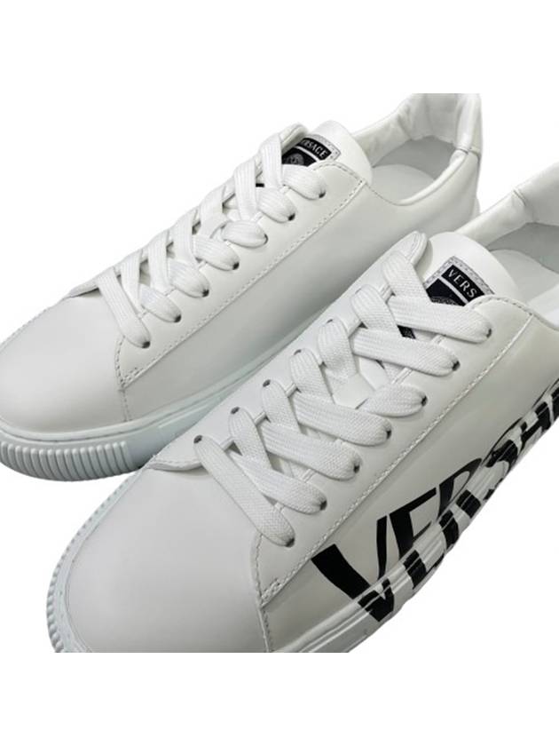 Greca Logo Low Top Sneakers White - VERSACE - BALAAN 5